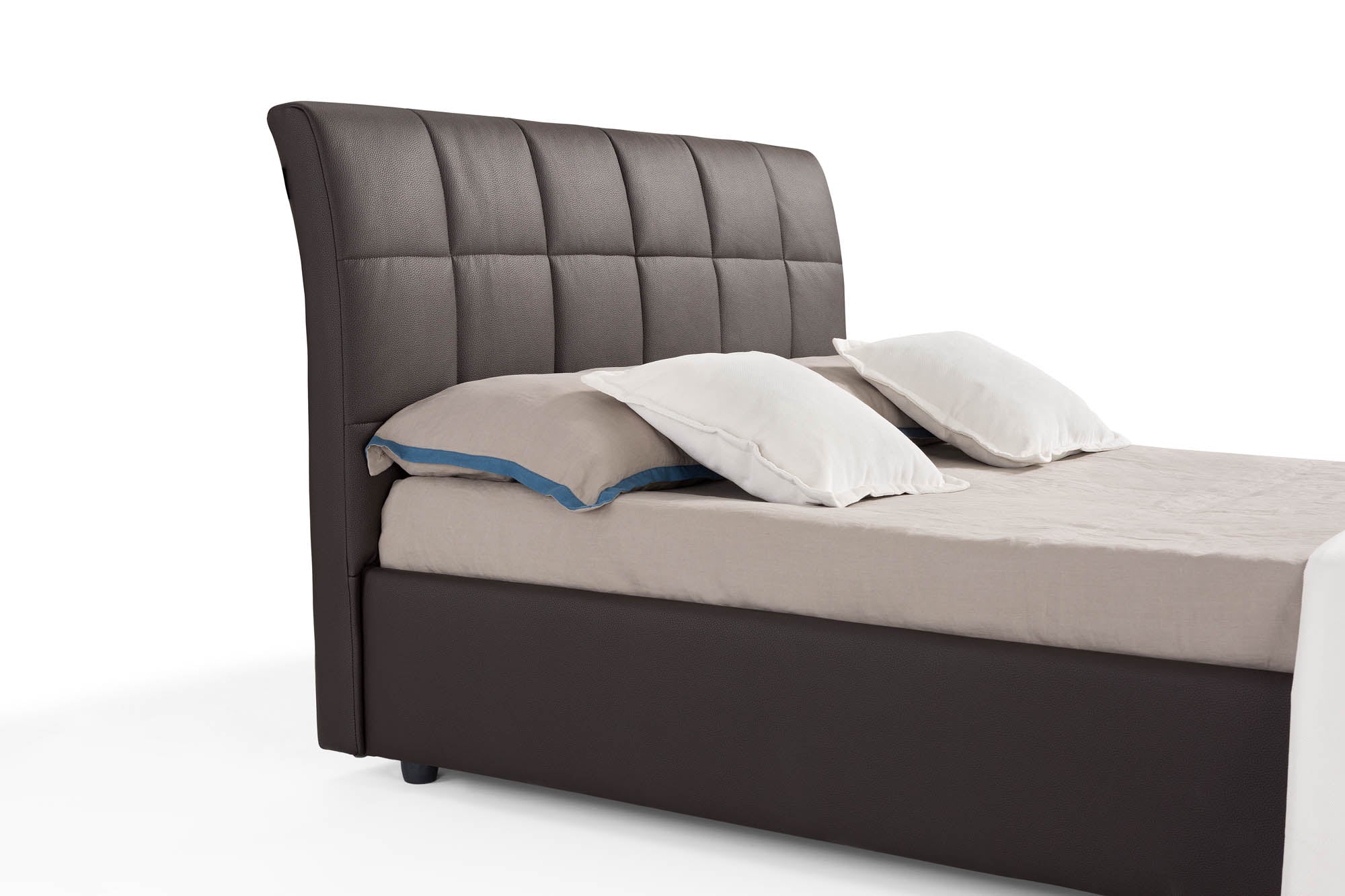 Novaluna Italy Berlino Bed - Premium Italian-Made Bed Frame for Modern Bedrooms | Perfect for Master Bedrooms, Guest Rooms & Luxury Apartments