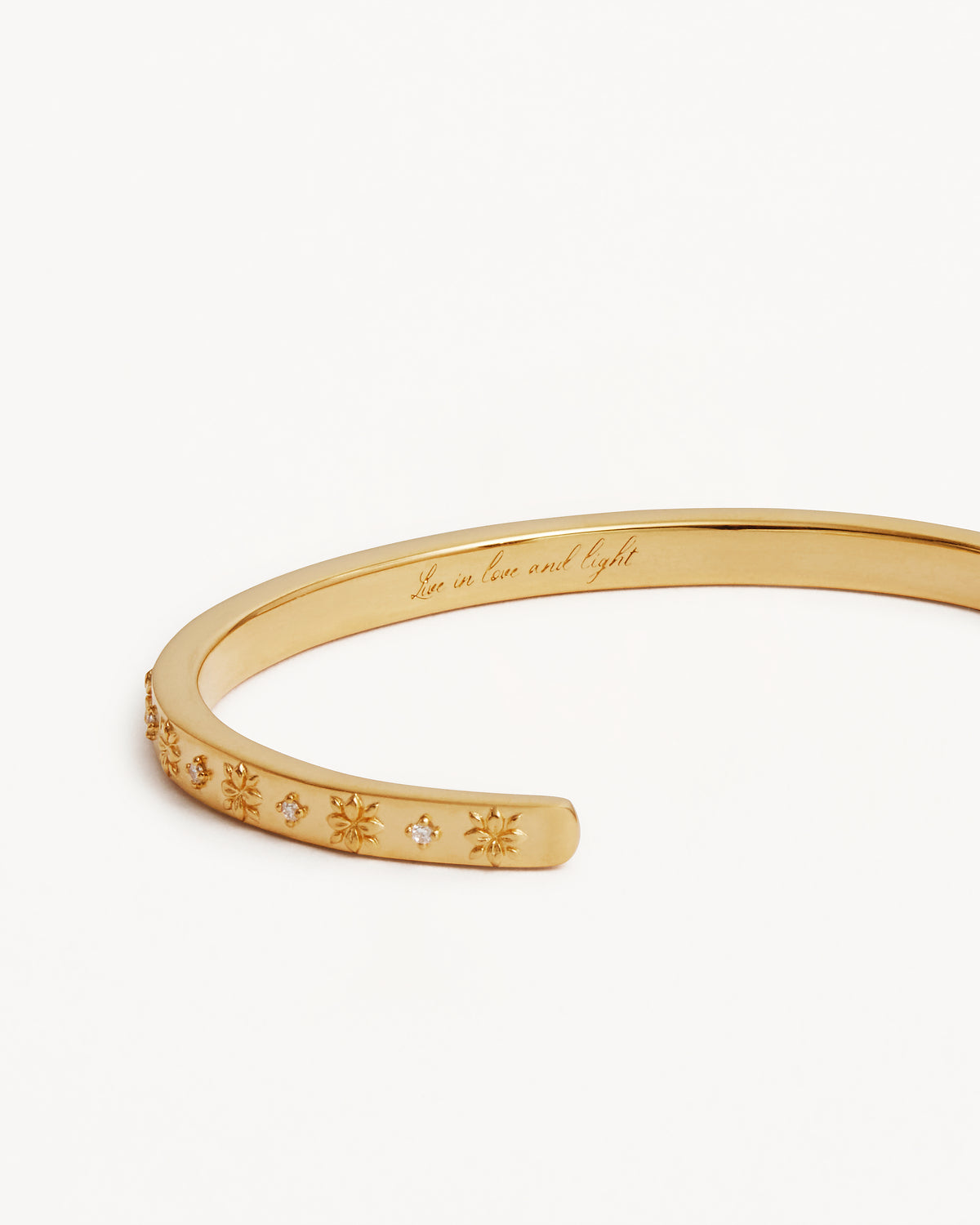 18K Gold Vermeil Endless Grace Cuff Bracelet for Women - Elegant Minimalist Jewelry for Everyday Wear & Special Occasions