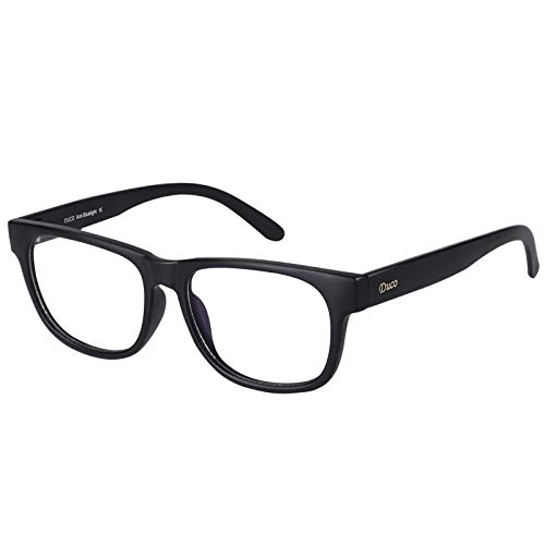 2142 Black Frame Transparent Lens