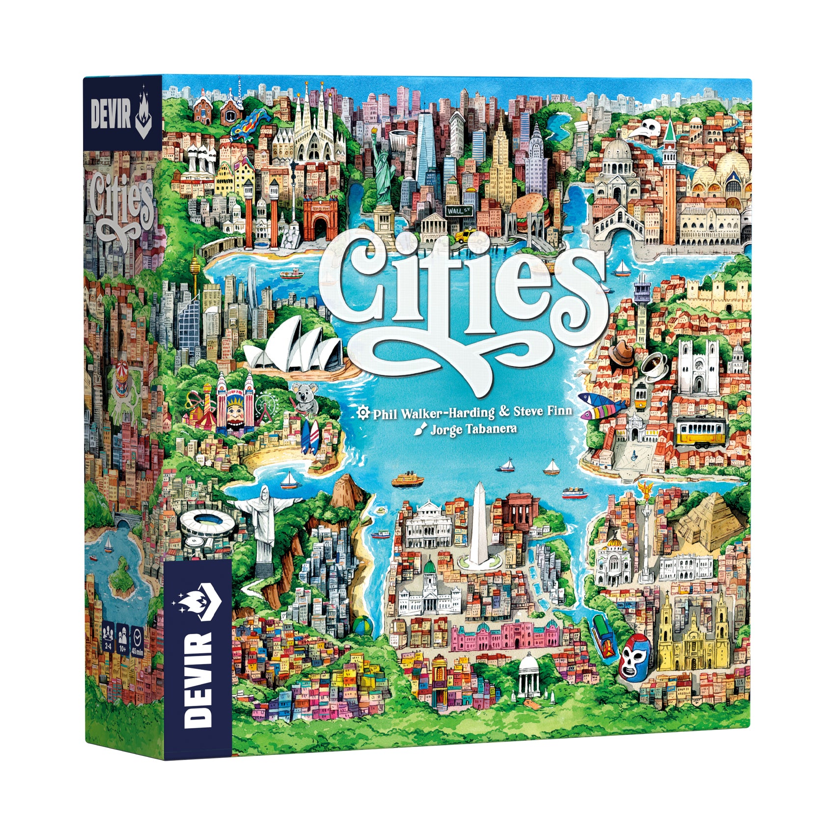 Cities: Ultimate City Building Strategy Board Game for Adults & Families - Fun Urban Planning Simulation for Game Nights & Parties