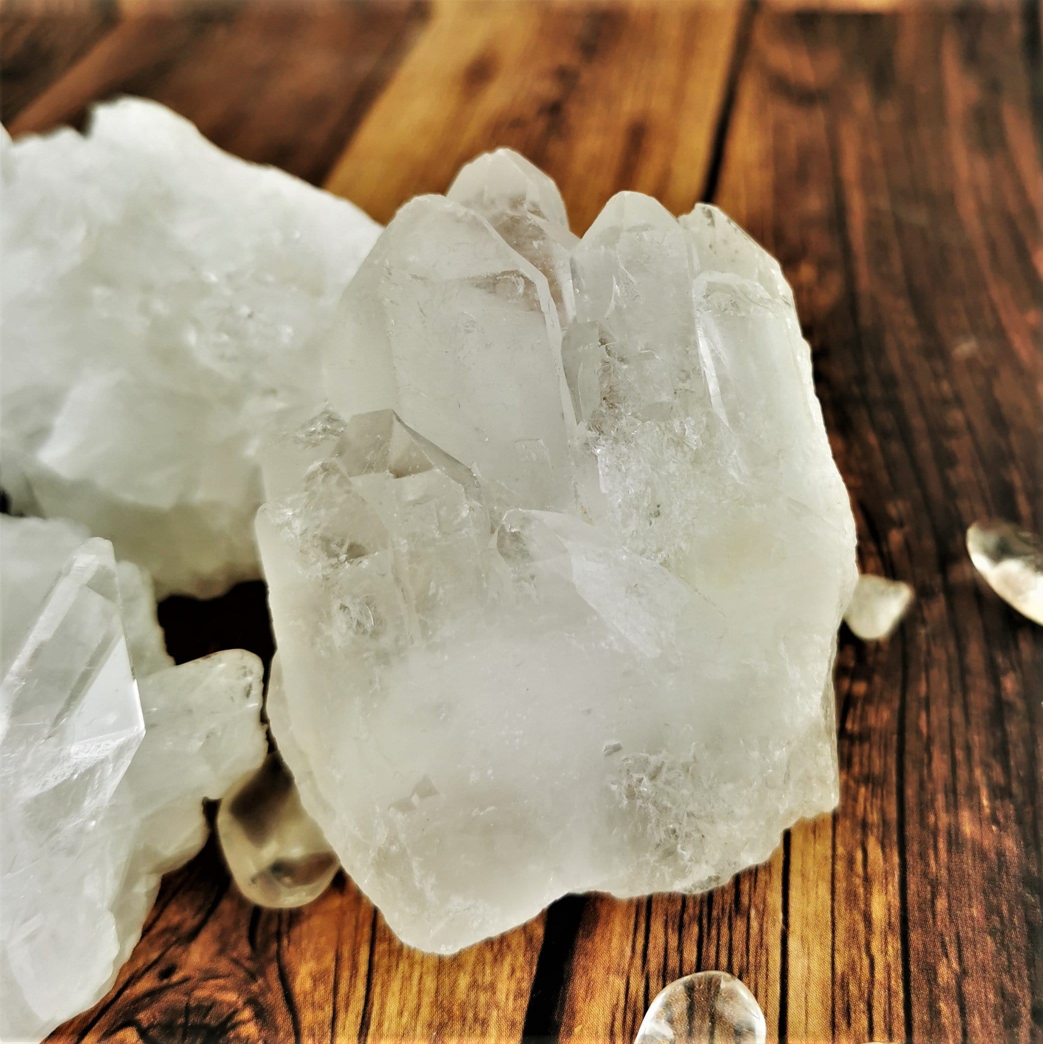 Natural Brazilian Quartz Crystal Cluster - Raw Healing Stones for Meditation, Reiki & Home Decor | Spiritual Energy, Chakra Balancing & Positive Vibes