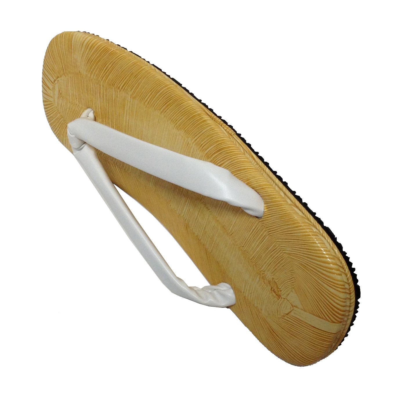 Japanese White Tatami Setta Sandals - Traditional Zori Slippers for Home, Yoga, and Tea Ceremony - Comfortable Indoor & Outdoor Footwear