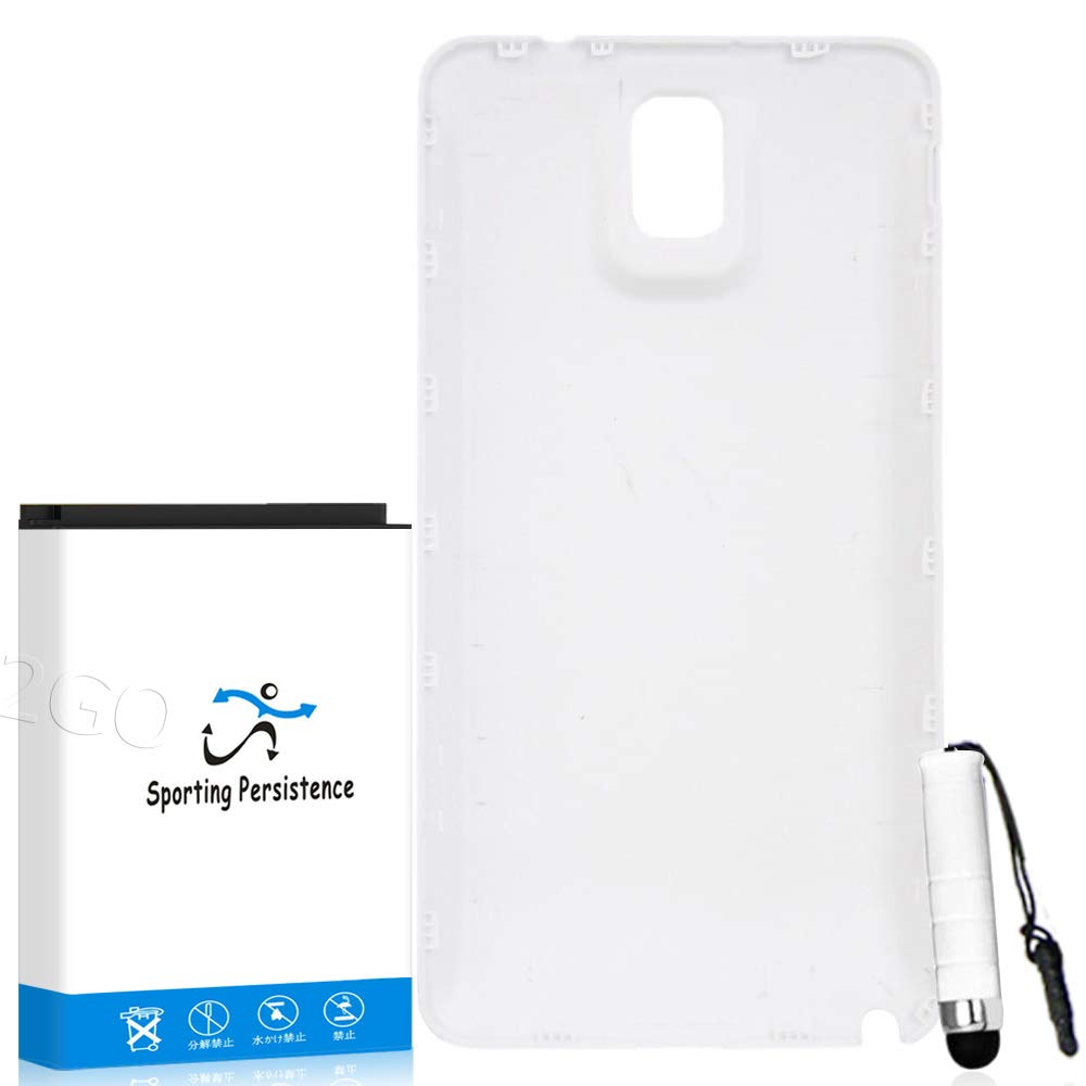 10800mAh Replaceable Extended Battery with Cover for Samsung Galaxy Note 3 (N9000/N9005/N900A) - Long Lasting Power for Travel, Work & Outdoor Activities
