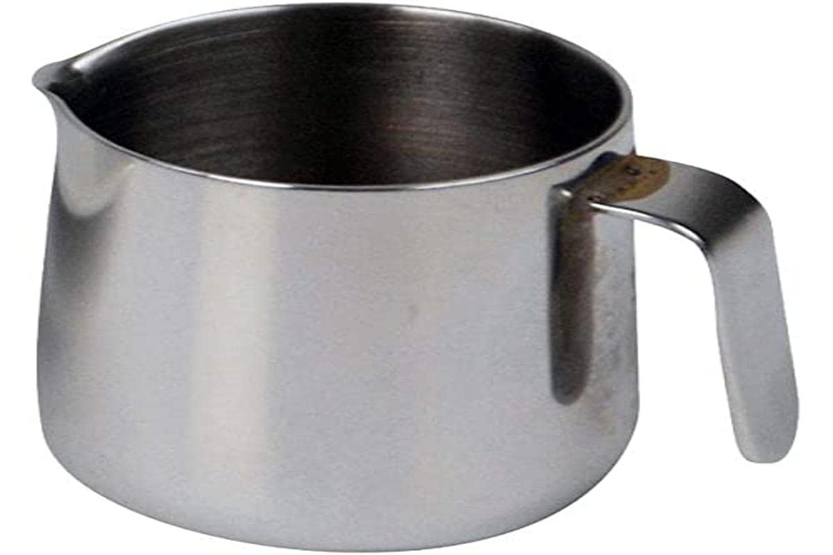 Ilsa 0067 W03 Mini Stainless Steel Milk Jug 30ml (2-Pack) - Perfect for Coffee, Tea & Latte Art at Home or Café