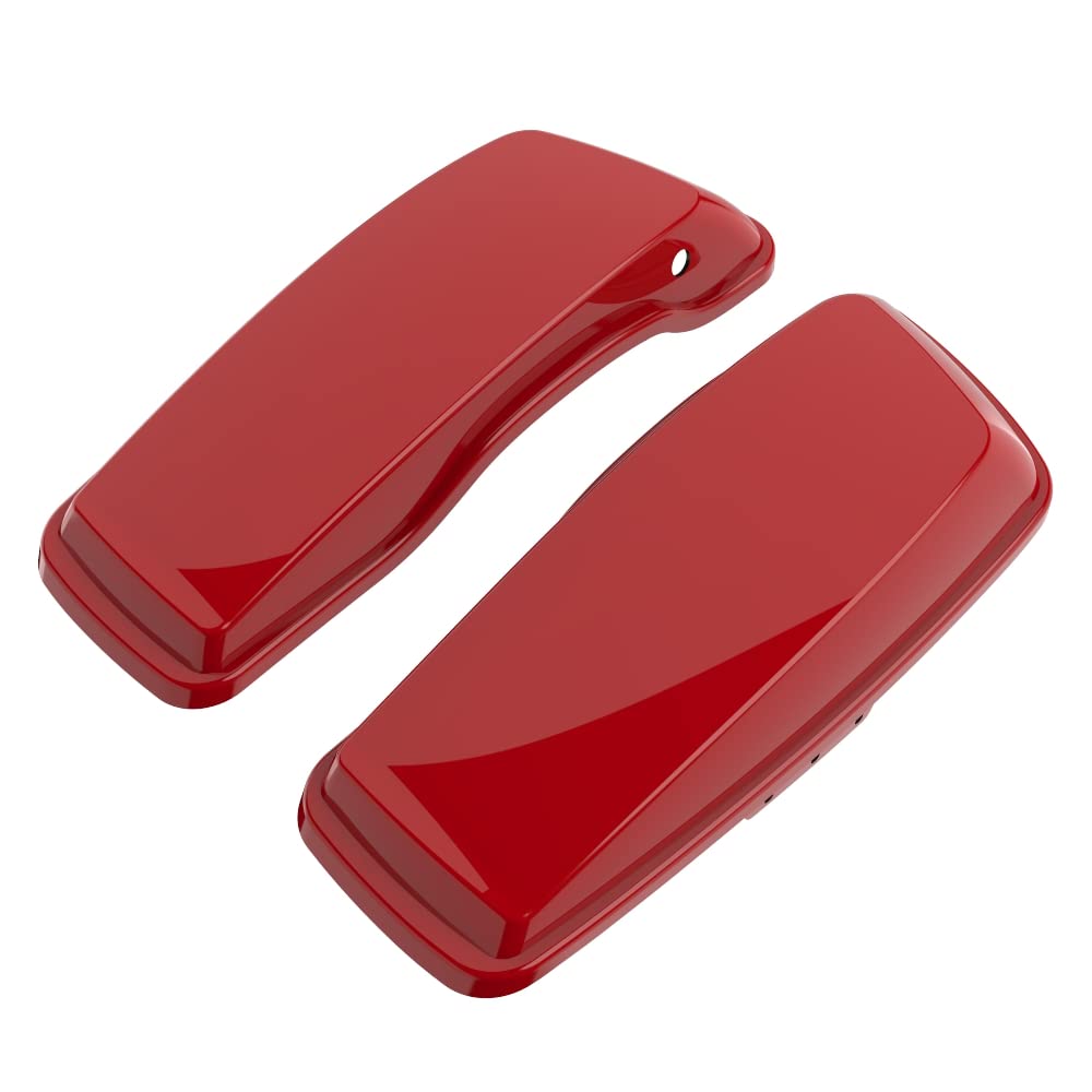Advanblack Motorcycle Saddlebag Lids for Harley-Davidson Touring, Road Glide, Street Glide Special & Road King (2014-2023) - Durable Replacement Covers for Enhanced Storage & Style on Long Rides