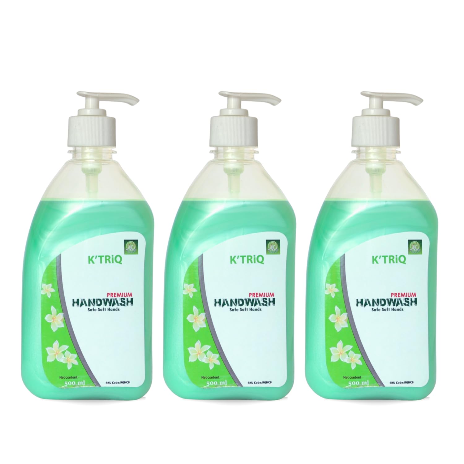 **Premium Centella Natural Herbal Liquid Hand Wash Refill (500ml, Pack of 3) – Germ Protection, Gentle Cleansing for Home, Kitchen & Bathroom**