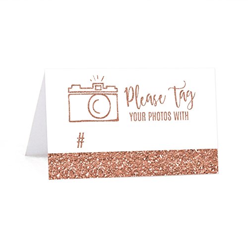 Place Cards Hashtag Blank