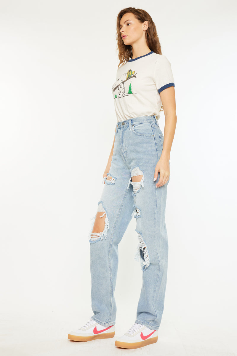 Kyla Ultra High Rise 90's Baggy Jeans for Women - Vintage Retro Loose Fit Denim Pants - Perfect for Casual Outfits, Streetwear, and 90s Fashion Looks