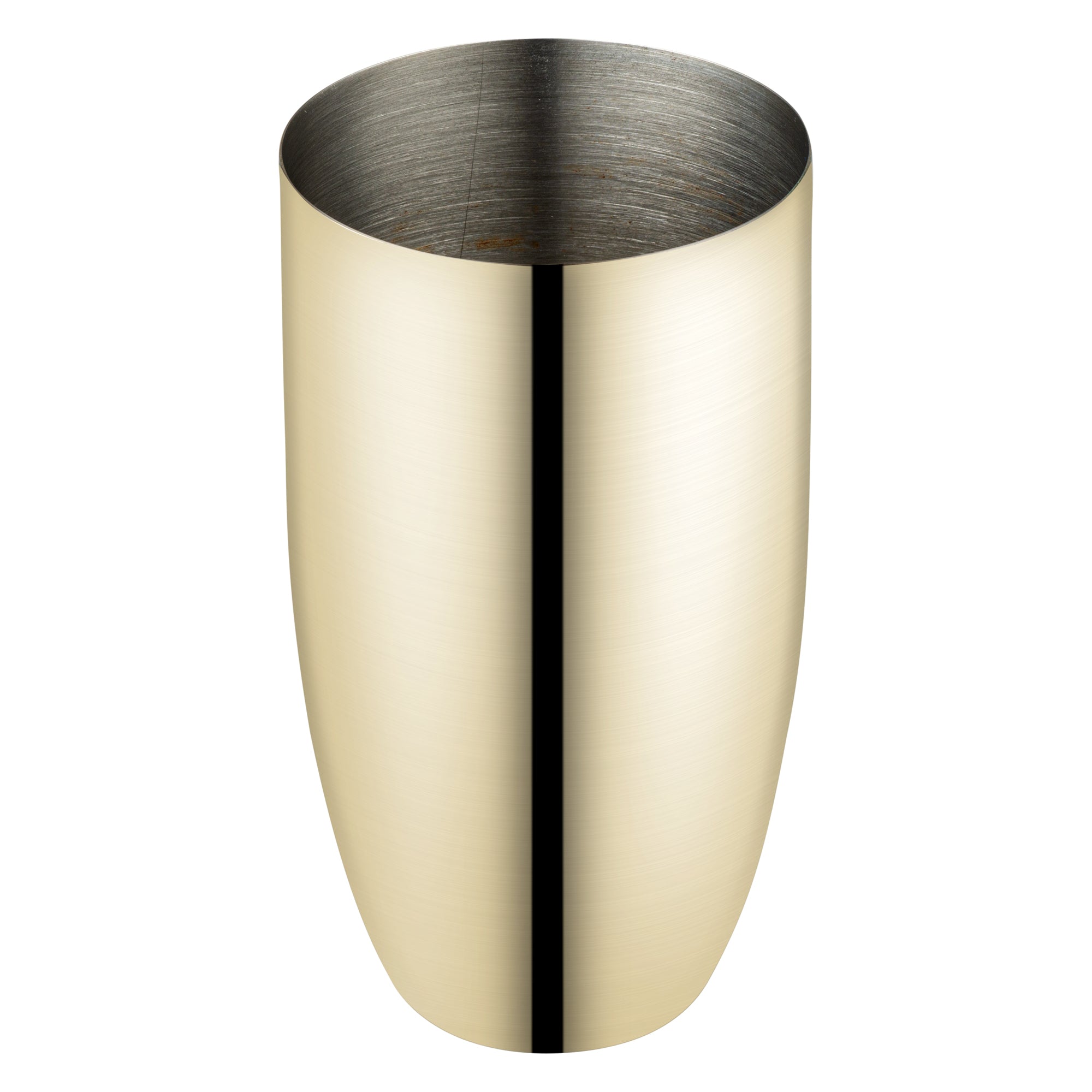 24 oz Gold Plated Stainless Steel Cobbler Cocktail Shaker - Bar Lux Professional Mixing Tool for Mojito, Martini & Margarita - Perfect for Home Bars & Cocktail Parties (1 Count)