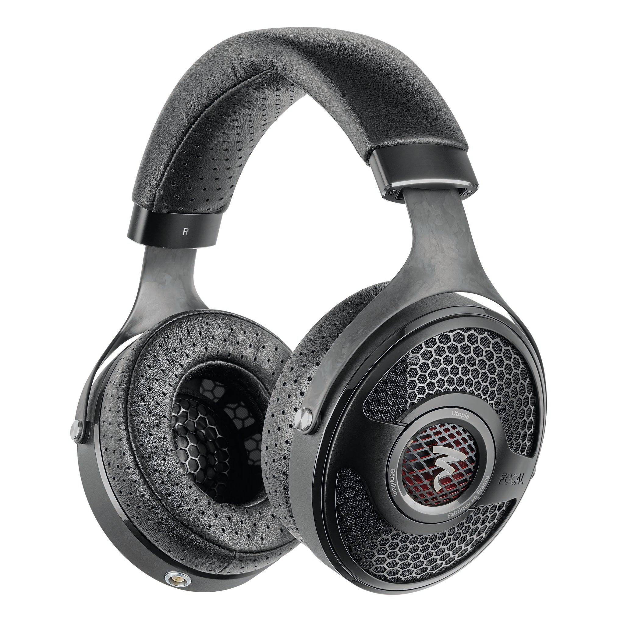 Focal Utopia 2022 Premium Open-Back Headphones - High-Fidelity Audiophile Headphones for Music Lovers & Studio Professionals - Perfect for Home Listening, Recording Studios & Critical Audio Monitoring