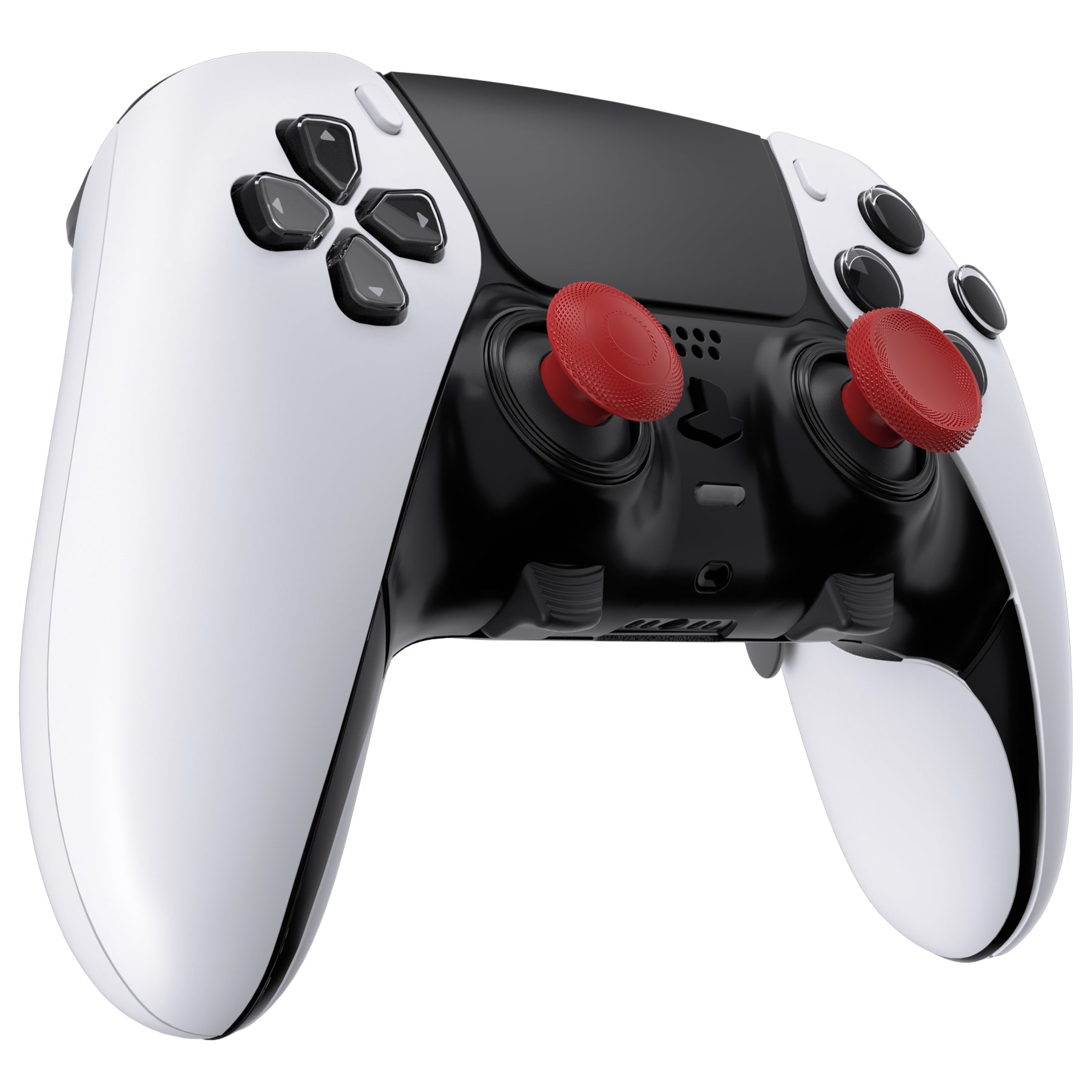 eXtremeRate Interchangeable Thumbsticks for PS5 Edge Controller - Carmine Red (XCKEGM004) | Replacement Joysticks for Enhanced Gaming Performance