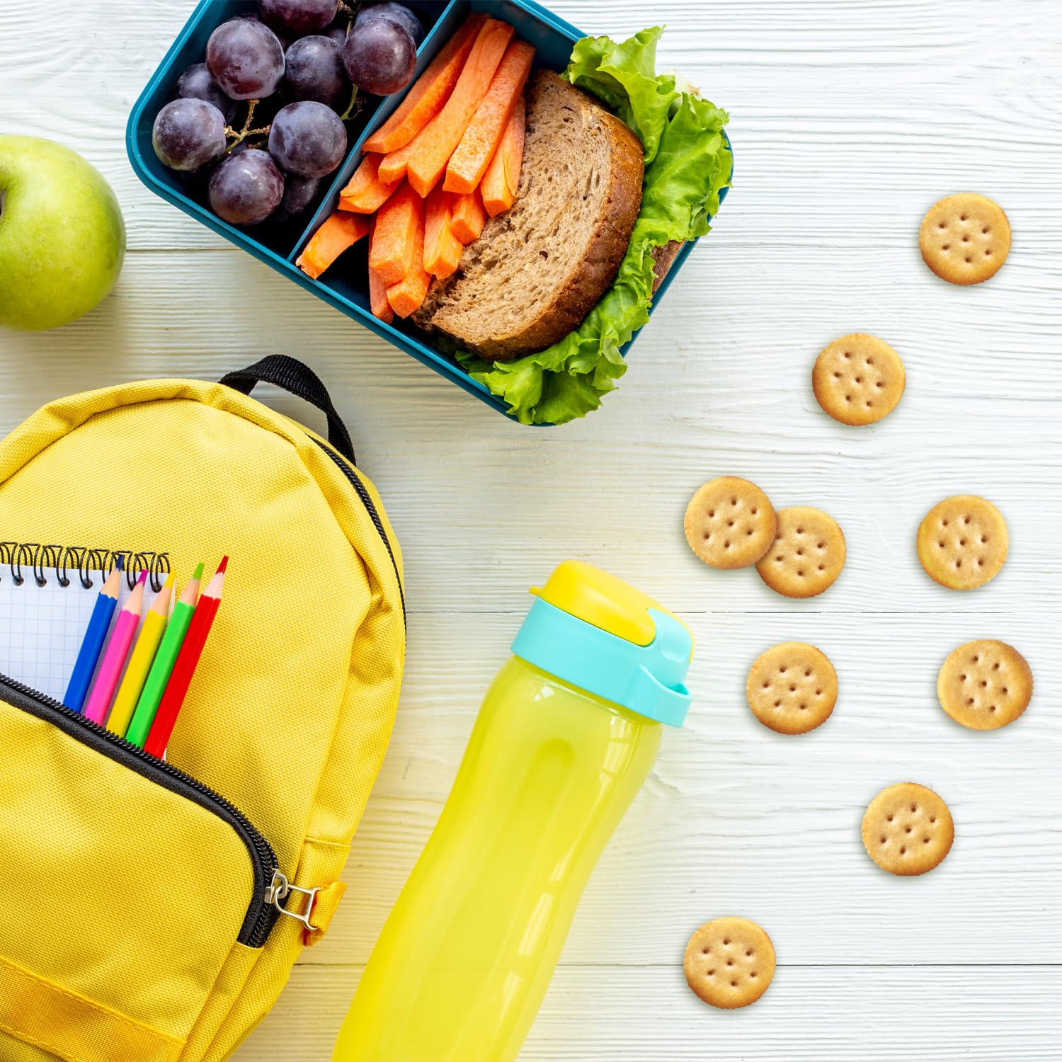 Ritz Mini Crackers Resealable Snack Packs - 180g (6.35oz) - Perfect for School Lunches, Office Snacks & On-the-Go Treats