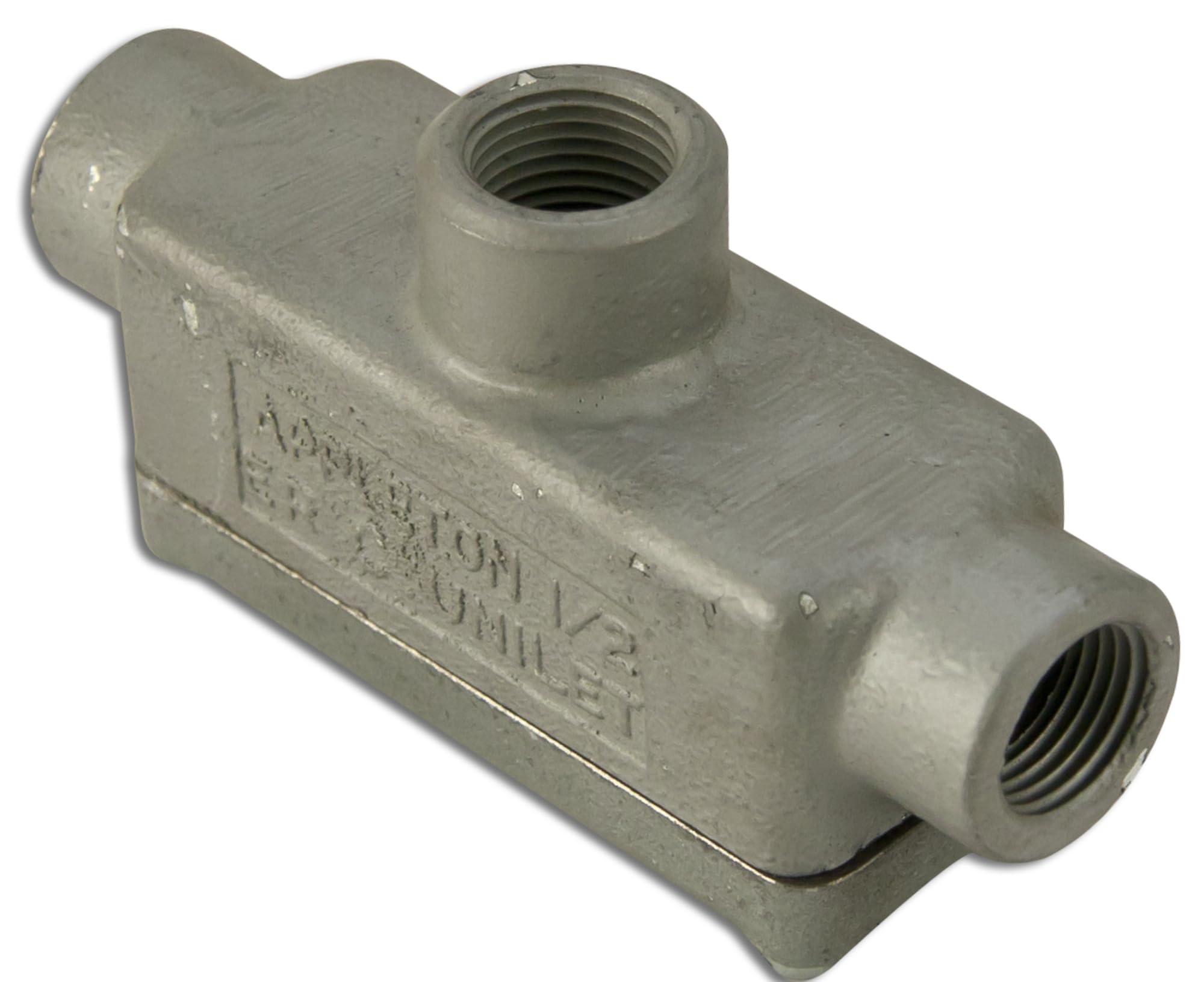 Iron Conduit Outlet Body with Cover - Heavy Duty Electrical Box for Outdoor & Indoor Wiring, Conduit Fittings, Commercial & Residential Use