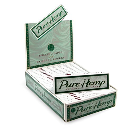 Organic 100% Hemp Rolling Papers - 6 Packs of 1 1/4