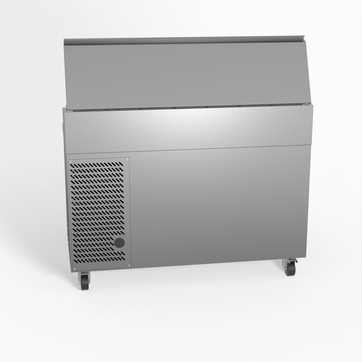 AG 2 Door Commercial Saladette Refrigerator - Holds 7 x 1/3 GN Food Pan Trays - Perfect for Restaurants, Delis & Catering Businesses