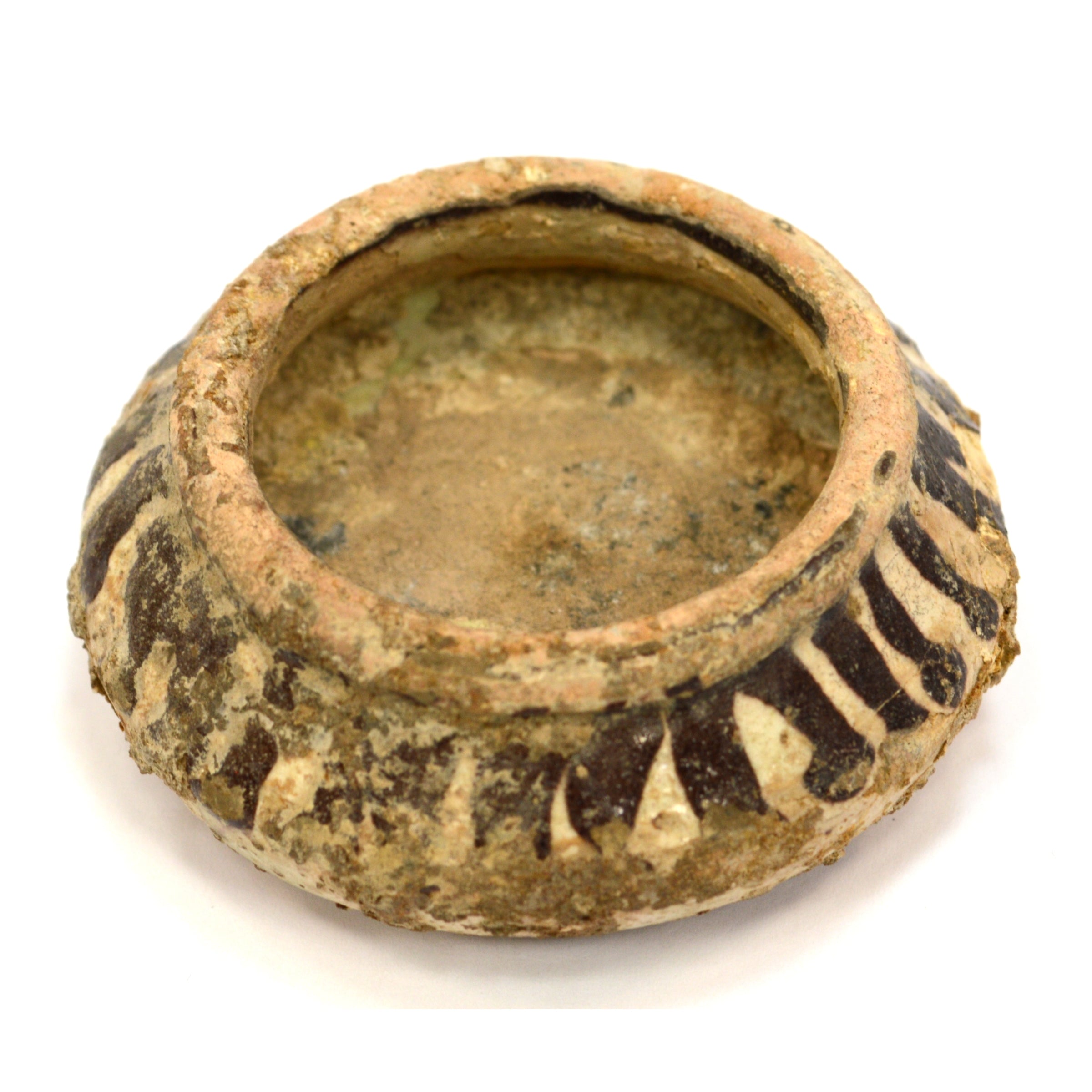 Ancient Pre-Columbian Pottery Bowl - Small Chankay Peru Vessel - Authentic Ceramic Artifact for Home Decor & Collection Display