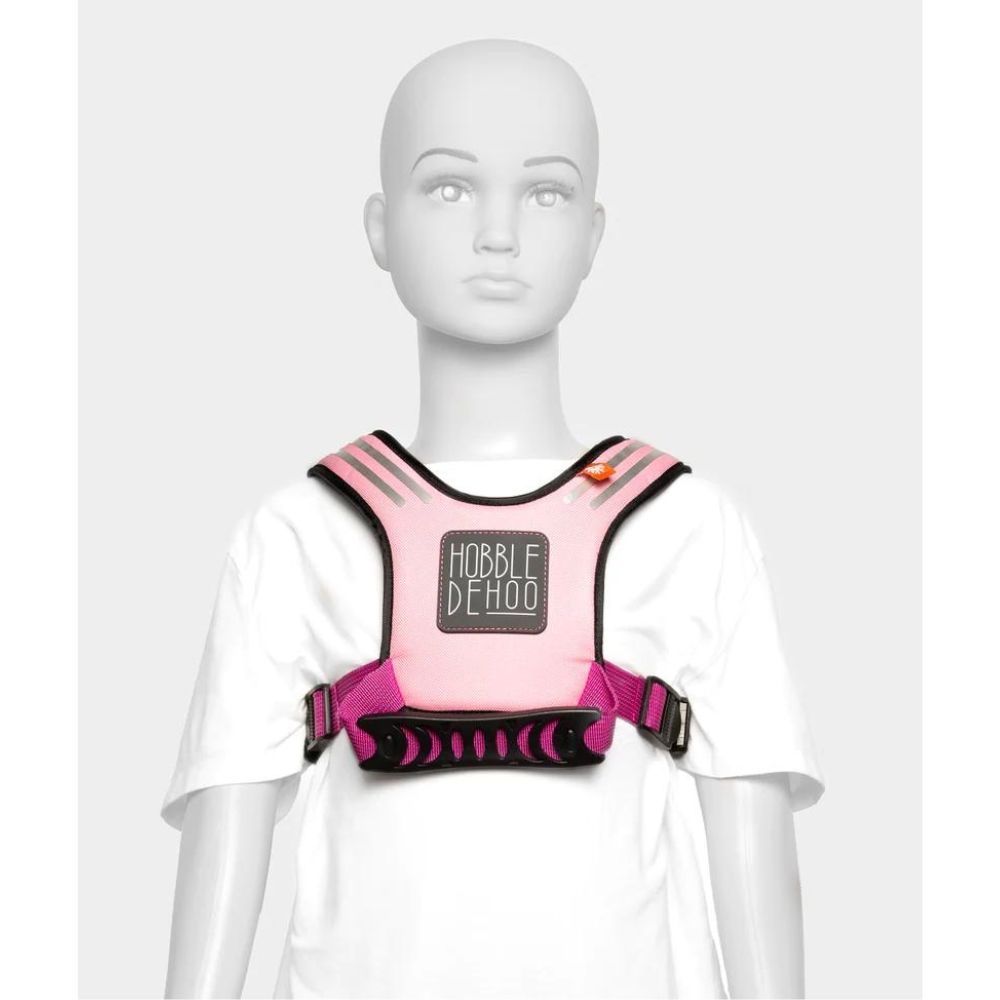 Hobbledehoo 3 Ski Harness for Kids - Adjustable Pink Safety Belt for Skiing & Snowboarding - Perfect for Winter Sports & Outdoor Activities