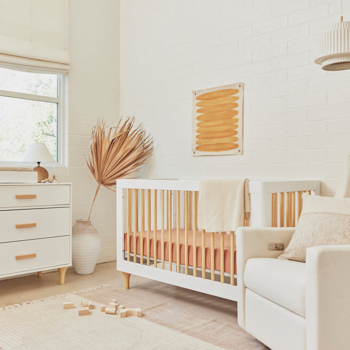 Babyletto Lolly 3-in-1 Convertible Crib with Toddler Bed Conversion Kit - Safe Modern Nursery Furniture for Newborn to Toddler Transition - Perfect for Small Spaces & Gender-Neutral Nursery Decor