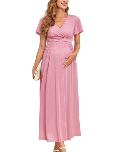 1. Ruffle Sleeve, Sparkly Pink