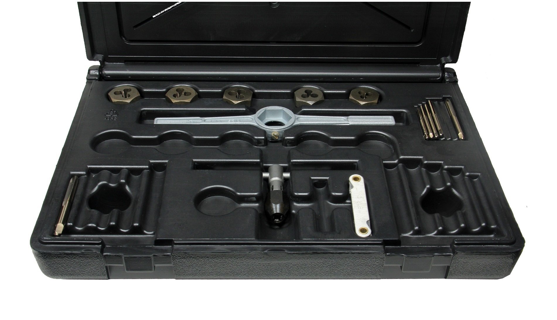 Viking Drill and Tool 35172 SP14TDI Type 21-UB Spiral Point Plug Style Magnum Super Premium Tap & Hex Die Set - High Performance Metalworking Tools for DIY and Professional Machining Projects