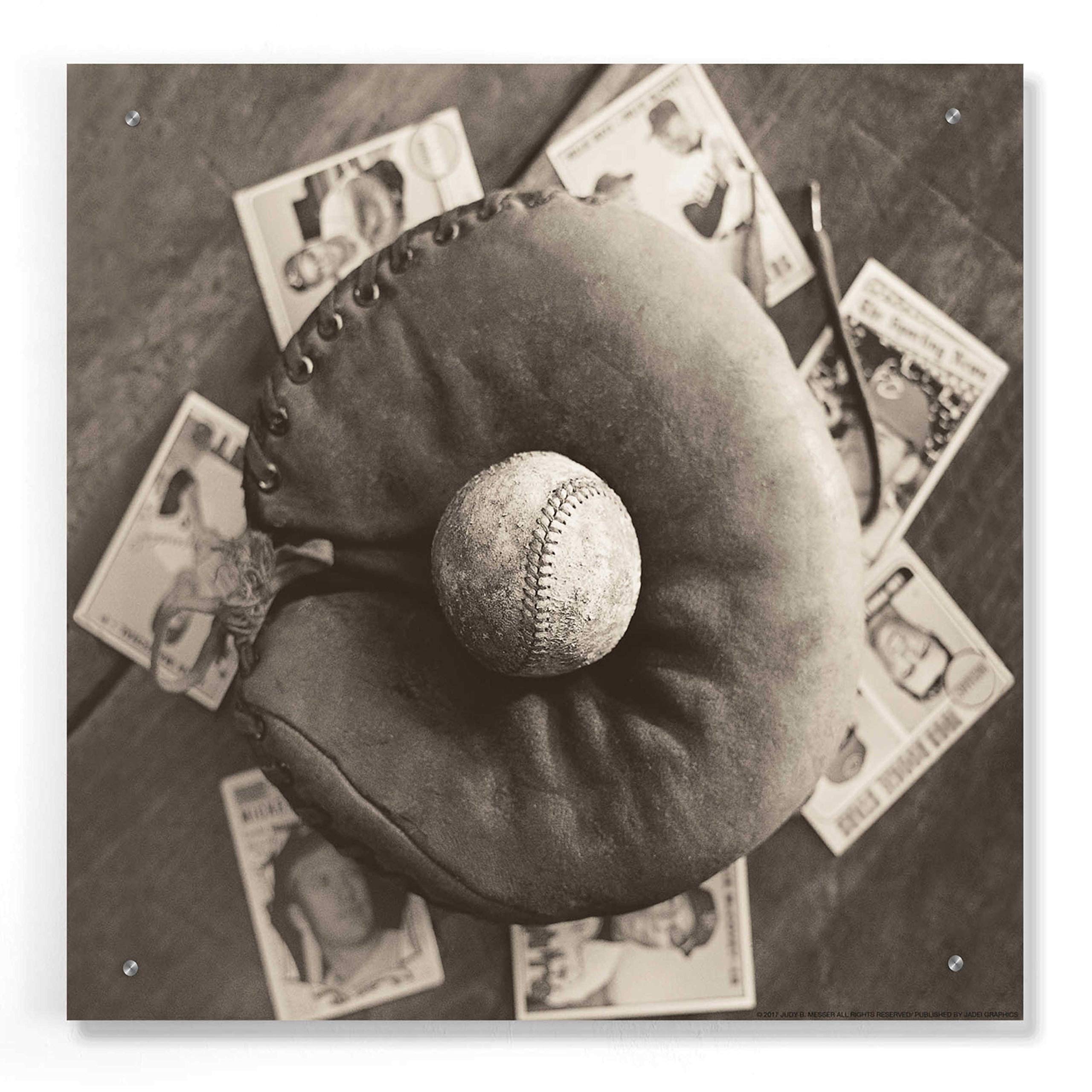 Epic Baseball Cards Acrylic Glass Wall Art by Yellow Cafe - 24