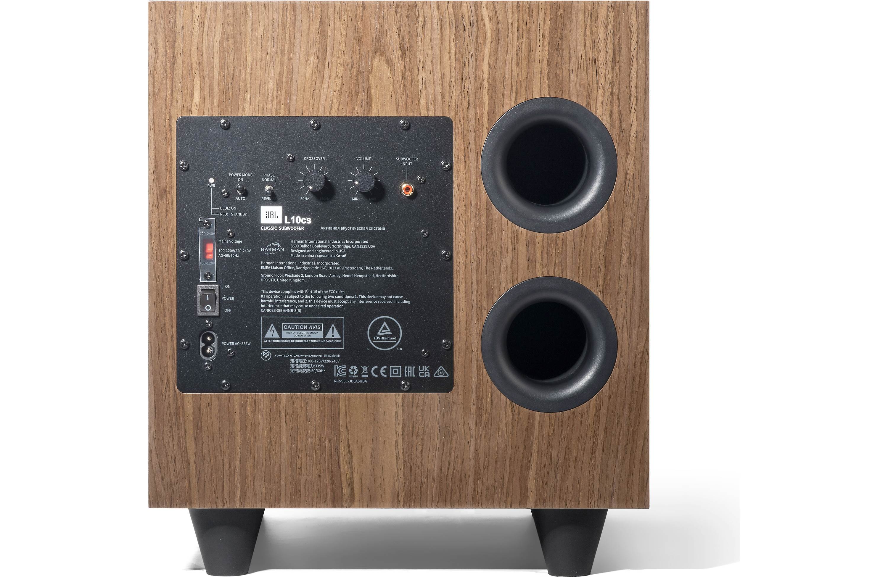 JBL L10CS Classic Series Powered Subwoofer - High Performance Bass for Home Theater & Music Systems | Perfect for Movies, Gaming & Audio Enthusiasts
