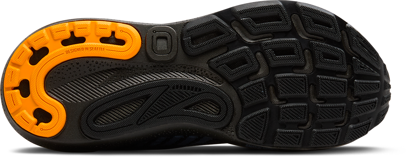 Men's Adrenaline GTS 24 Running Shoes - Black/Country Blue/Orange - Lightweight Cushioned Sneakers for Men - Perfect for Jogging, Gym Workouts & Daily Walking