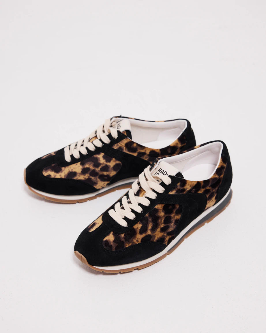 Ballet Core Sneakers for Women - Leopard Print Velvet Slip-On Shoes | Comfortable & Stylish for Dance, Casual Wear & Everyday Outfits