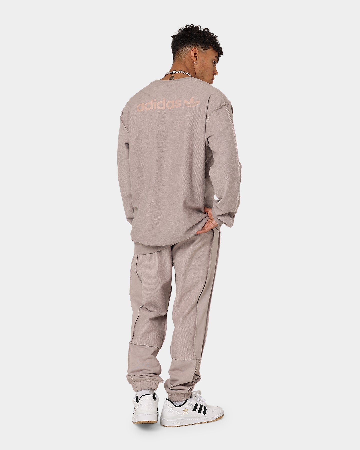 Adidas Loopback Crewneck Sweatshirt for Men & Women | Vapor Grey | Comfortable & Stylish Pullover for Casual Wear, Gym, and Outdoor Activities