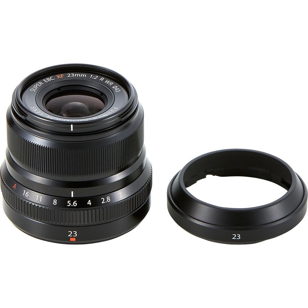 Fujinon XF 23mm F2 R WR Lens (Black) - Premium Wide-Angle Prime Lens for Fujifilm X-Mount Cameras | Perfect for Street, Travel & Portrait Photography