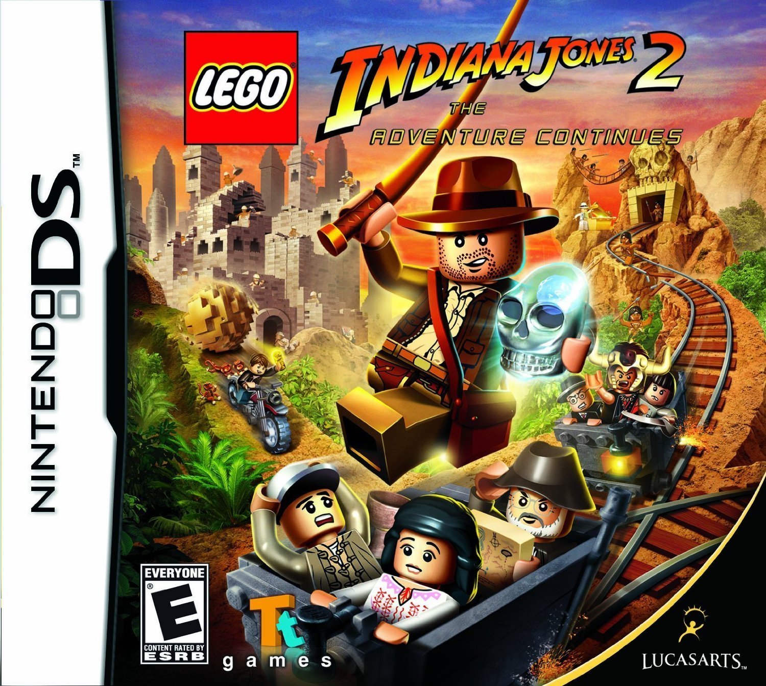 LEGO Indiana Jones 2: The Adventure Continues - Nintendo DS Game | Action-Adventure Video Game for Kids & Adults | Perfect for Travel & Family Game Nights