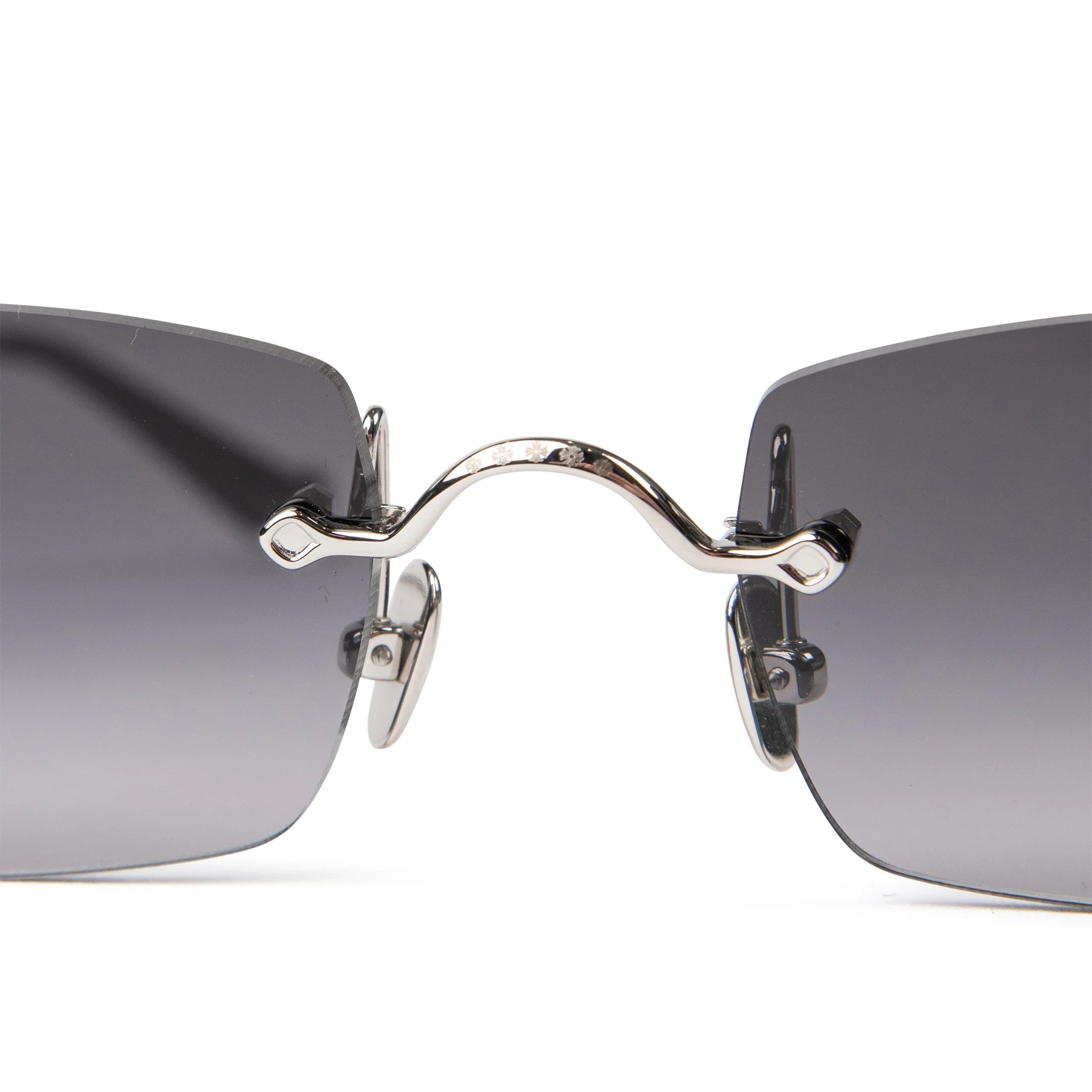 Chrome Hearts Pills III Silver Black Sunglasses - Luxury Designer Shades for Men & Women - UV Protection - Perfect for Outdoor Activities, Travel & Fashion Statements