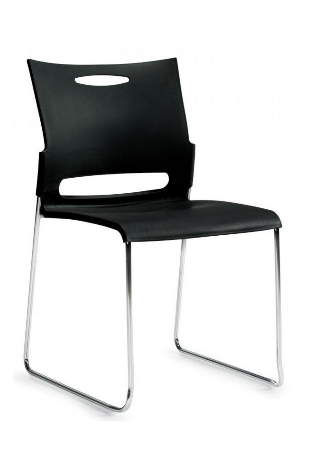 OTG11310B Medium Density Stackable Office Chairs - Set of 4 for Conference Rooms, Classrooms & Events | Offices To Go