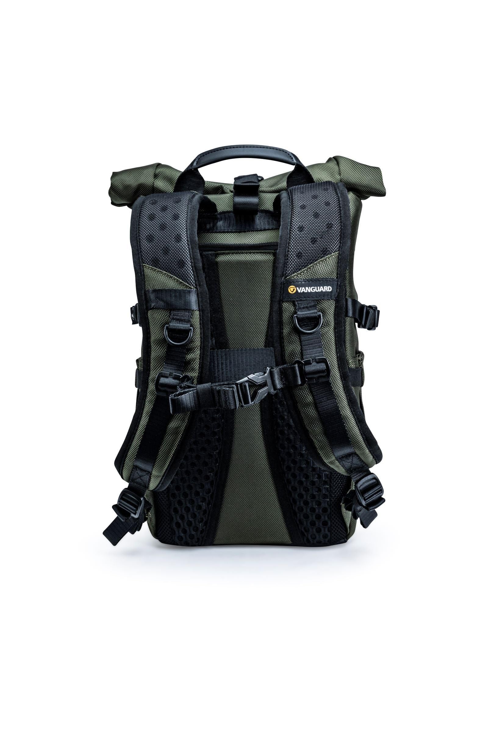 VANGUARD Roll Top 43RB Backpack - Large Green Waterproof Hiking Backpack for Outdoor Adventures, Travel & Camping