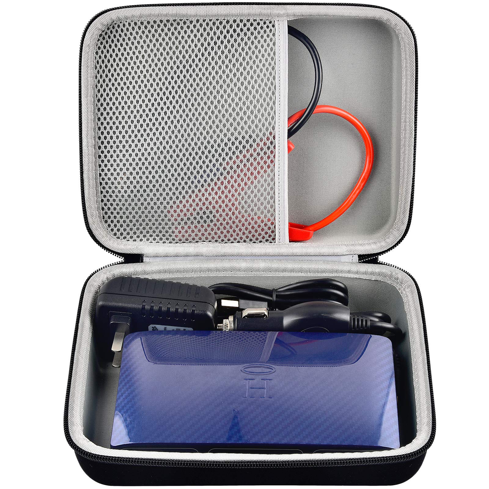 Halo Bolt Portable Car Battery Jump Starter Case - Compatible with 58830/44400/57720 mWh Charger & Power Bank Holder for Halo Power Station 100 - AC Outlet Accessory (Excludes Halo Bolt Air) - Perfect for Road Trips, Emergency Power & Outdoor Adventures
