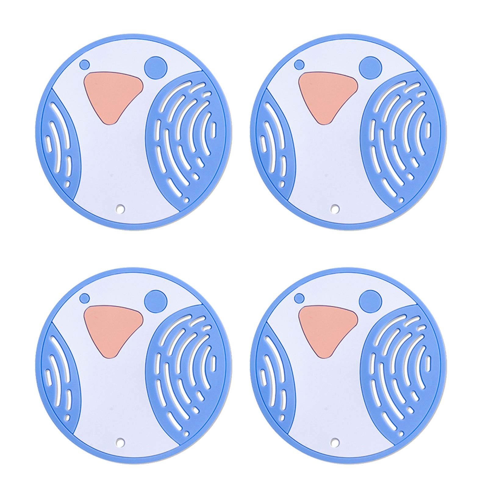 Cute Silicone Coasters Set of 4 - 5.7