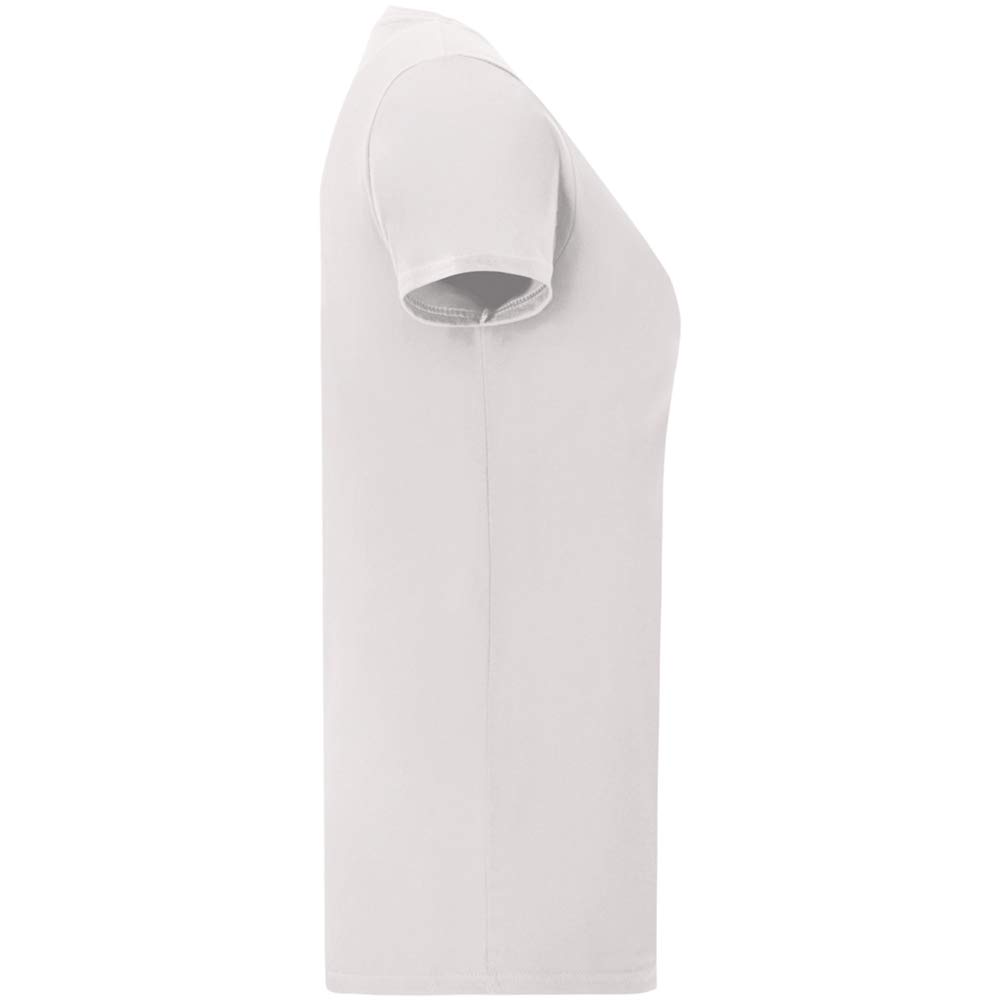 Fruit of the Loom Women's Iconic Comfort Soft Cotton T-Shirt - XL White - Casual Wear, Lounge, Everyday Outfits & Layering Essential