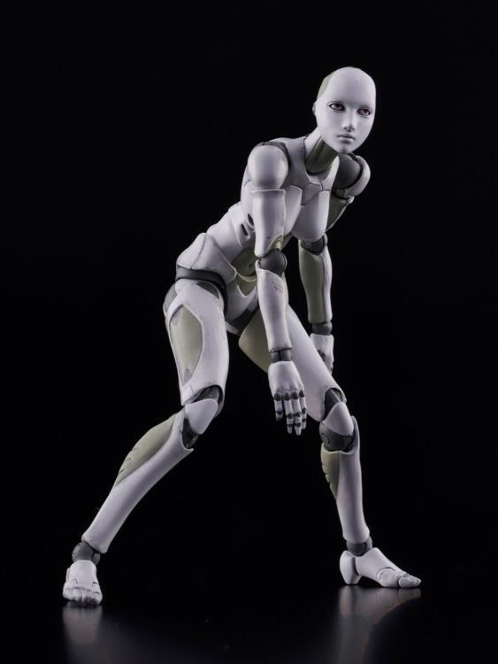 1000toys Sen Toys 1/12 TOA Heavy Industries Synthetic Human Green & White Action Figure - 2nd Production - Collectible Anime Model for Display & Photography