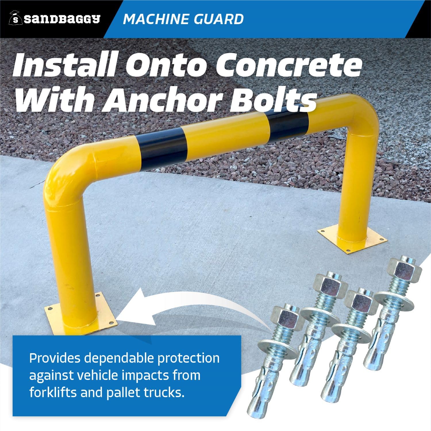 Sandbaggy High Profile Machine Safety Guard - 24