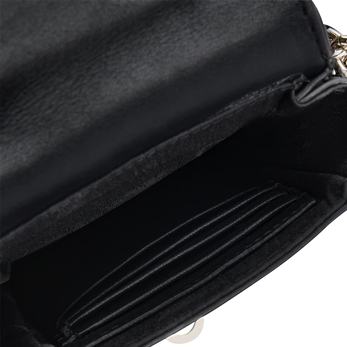 Genuine Stingray Leather Women's Phone Pouch - Black BOD38MA by Cuadra | Luxury Crossbody Cell Phone Holder for Everyday Use & Special Occasions
