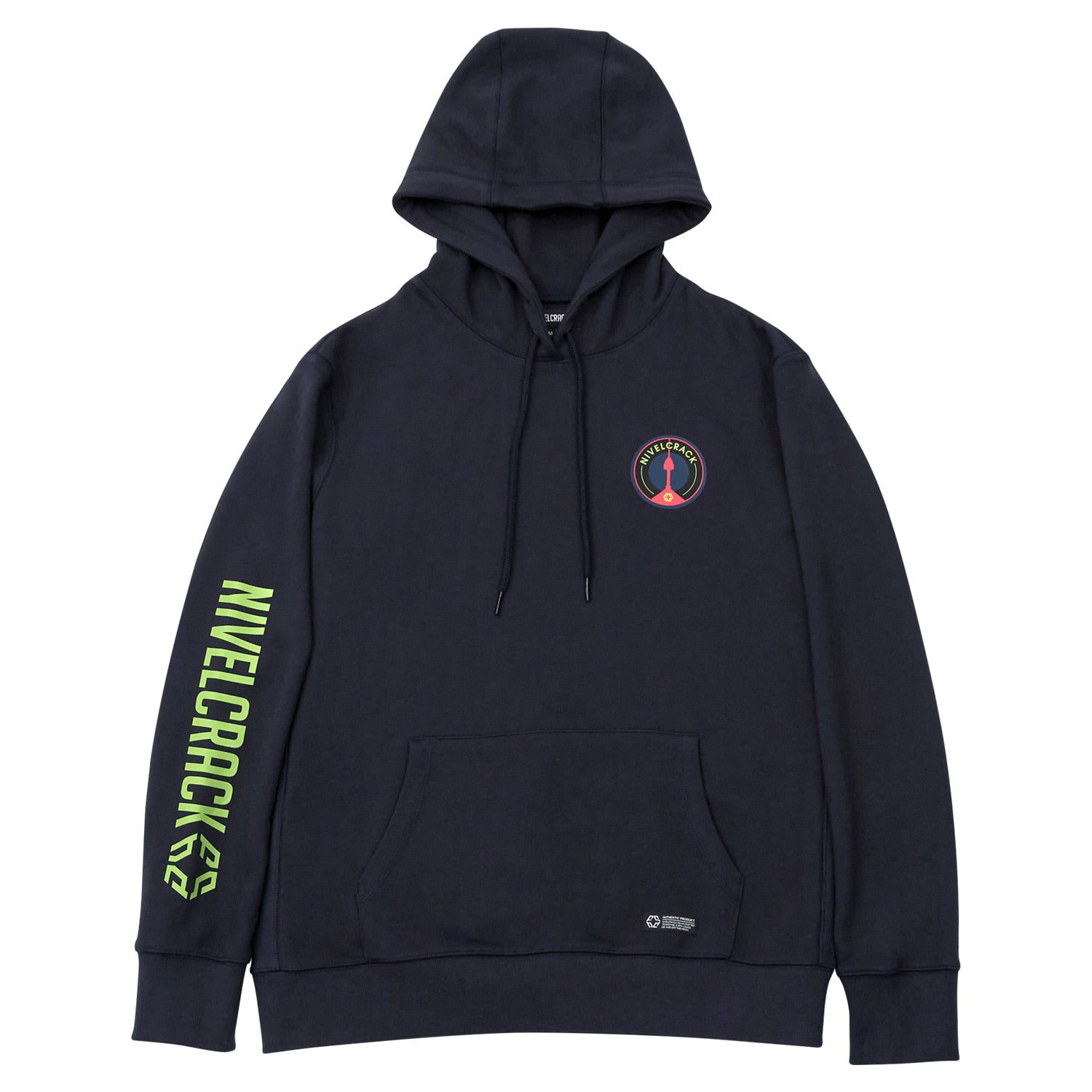 Nivelcrack Seoul Crest Hoodie - Navy Blue Pullover for Men & Women | Comfortable Streetwear for Casual Outfits & Urban Fashion