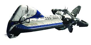 Battle Star Galactica Colonial One Official Starship Model - Collectible Sci-Fi Spaceship Replica for Display & Decor | Perfect for Fans, Collectors & Home Theater Decorations