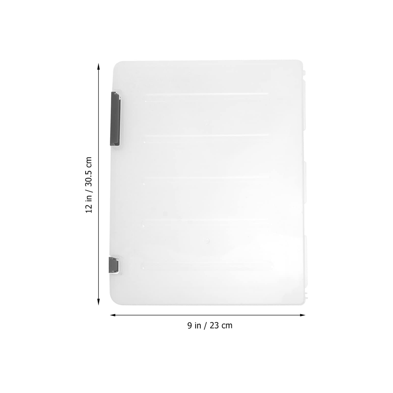 NUOBESTY 2-Pack Plastic File Storage Box - Organizer for Documents, Magazines, Scrapbooking & Office Supplies - Ultra Thin PP Accordion Folder - Perfect for Home, Office & School Organization