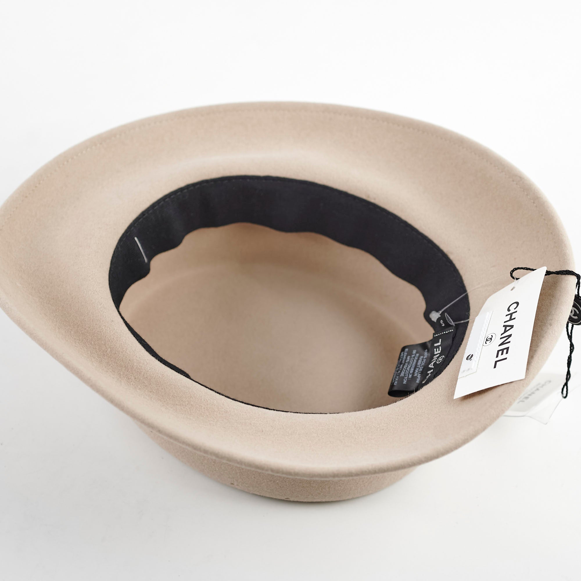Chanel Beige Bucket Hat for Women - Classic Luxury Fashion Accessory for Beach, Travel & Outdoor Activities