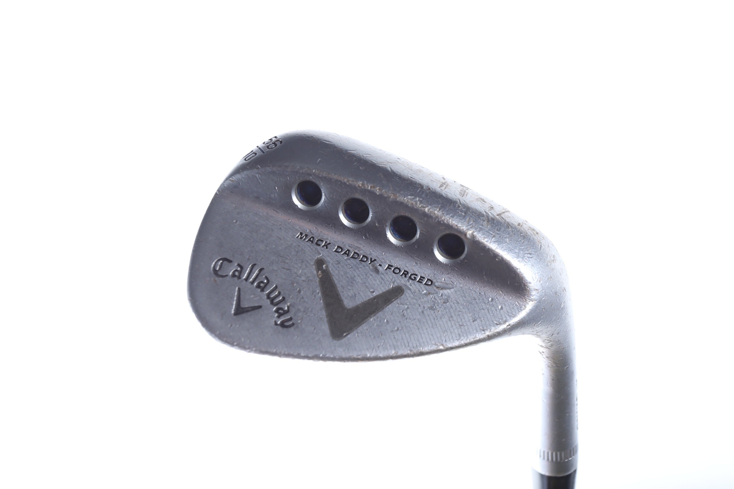 Used Callaway Mack Daddy Forged Satin Chrome Sand Wedge 56° - Right Handed Stiff Flex Golf Club for Bunker Shots & Short Game Precision