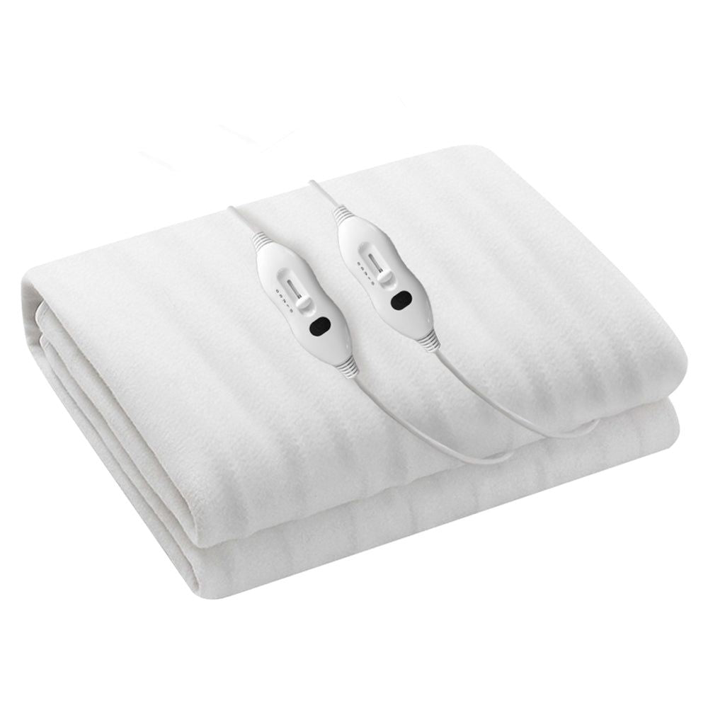 Premium Giselle Queen Size Electric Blanket - Soft Polyester Heating Blanket for Winter Warmth - Perfect for Cold Nights, Bedroom Comfort & Cozy Home Decor