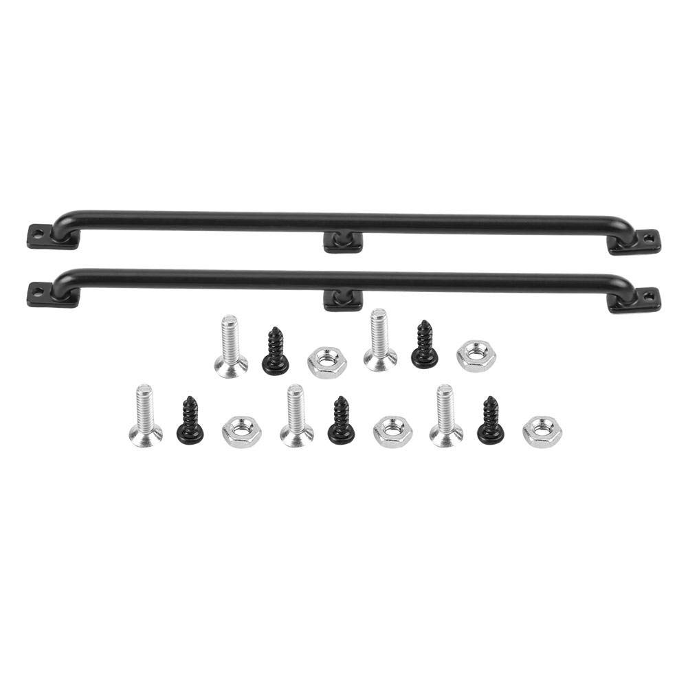 Dilwe 1/10 Scale RC Crawler Car Metal Handrail Set - Left & Right Body Shell Replacement Parts (5.31 Inch) for Off-Road RC Vehicle Upgrades & Trail Crawling Adventures