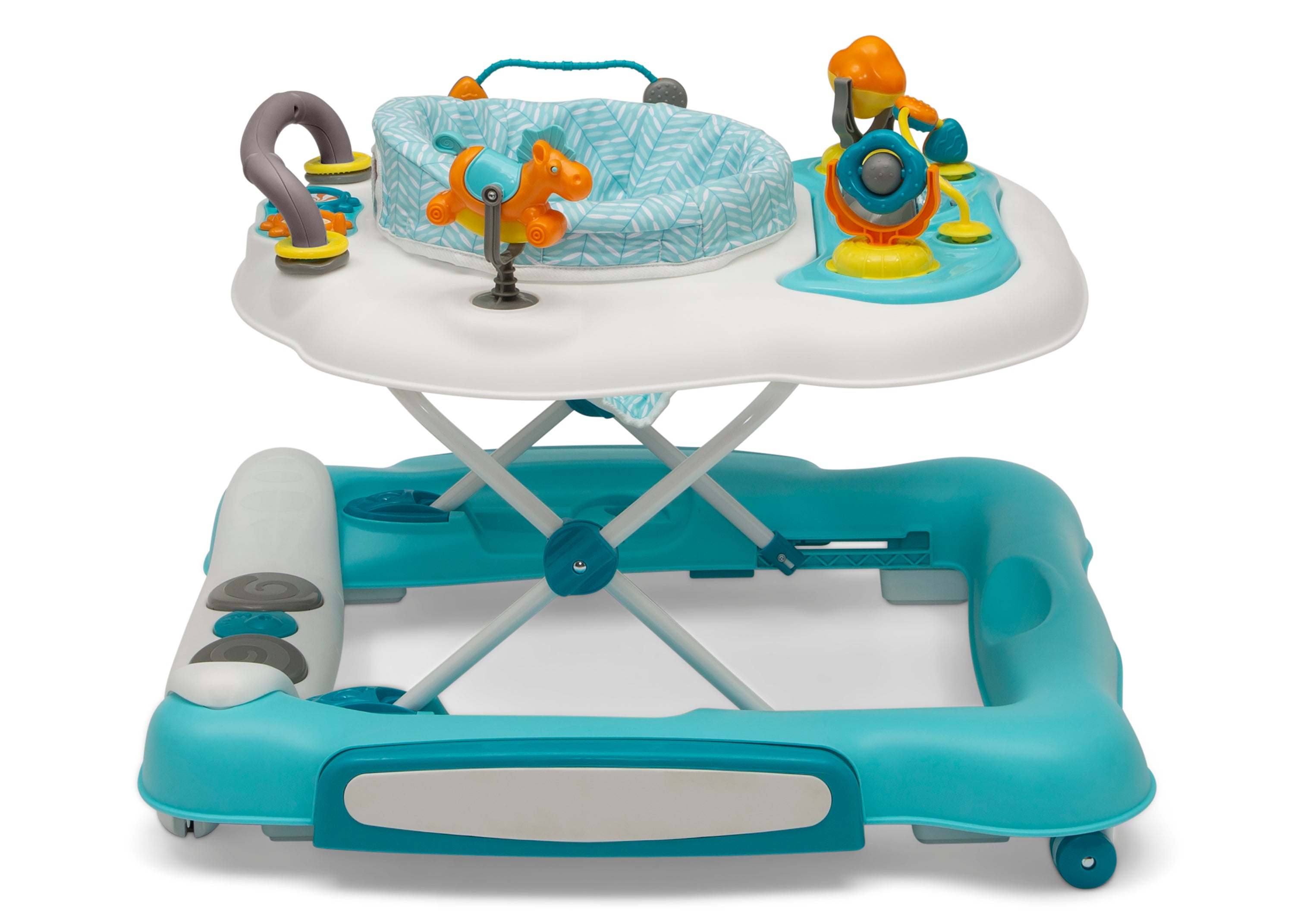 4 in 1 Discover & Play Musical Baby Walker - Interactive Learning Toy for Toddlers 6-12 Months - Encourages First Steps & Sensory Development - Perfect for Playtime & Early Childhood Education
