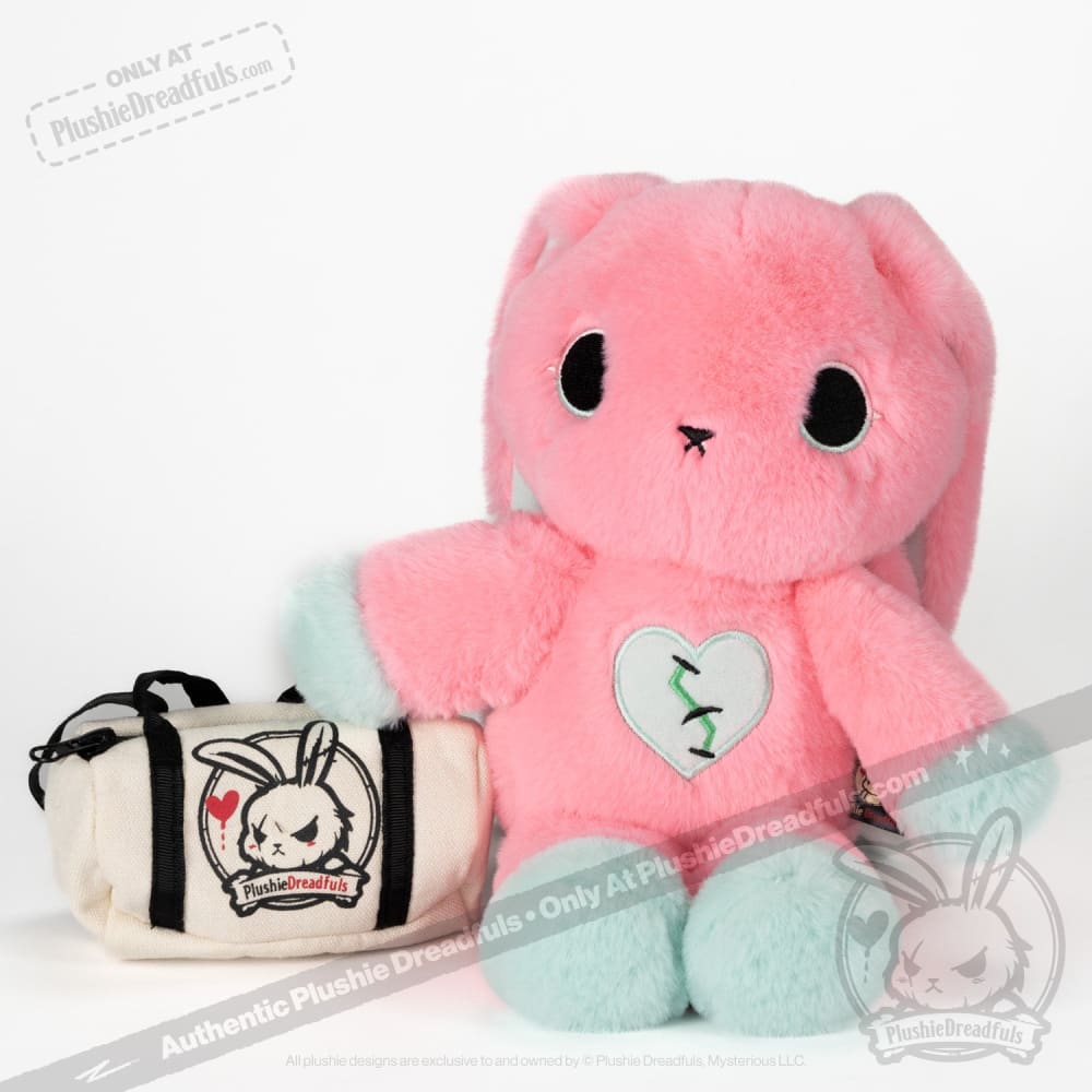 Plushie Dreadfuls Trust Issues Bunny - Soft Stuffed Animal Toy for Anxiety Relief & Emotional Support | Perfect for Therapy, Gifts, and Comfort
