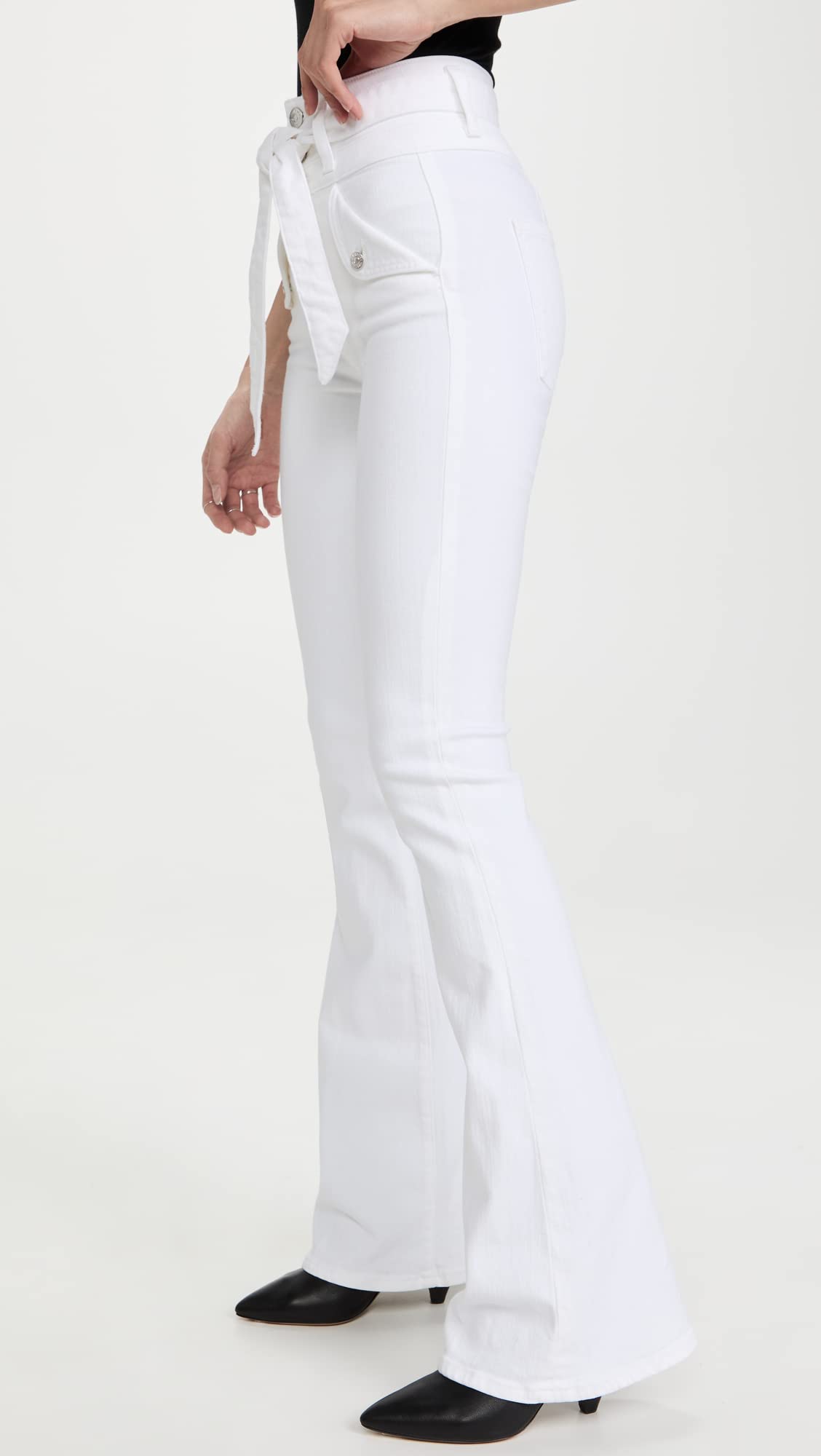 Women's Giselle Skinny Flare Jeans - High Waisted Stretch Denim Pants for Casual & Office Wear | Perfect for Work, Date Night & Everyday Outfits